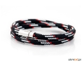 Bransoletki Climbe z liny wspinaczkowej BLACK WHITE RED (2).jpg