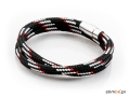 Bransoletki Climbe z liny wspinaczkowej BLACK WHITE RED (4).jpg