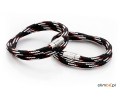 Bransoletki Climbe z liny wspinaczkowej BLACK WHITE RED (6).jpg