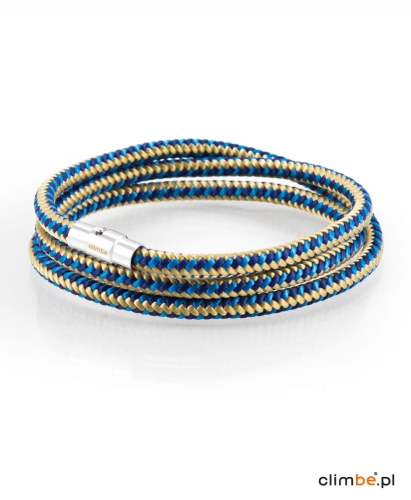 Bransoletka climbe z liny wspinaczkowej Tripple Blue