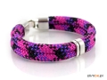 Bransoletka climbe z liny wspinaczkowej Purple Kaleidoscope 