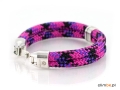 Bransoletka climbe z liny wspinaczkowej Purple Kaleidoscope 