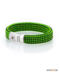 Bransoletka Climbe Green Flat 