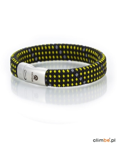 Bransoletka Climbe Yellow Black Flat