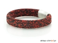 Bransoletka Climbe z liny wspinaczkowej Tasmania RED FLAT plaska (4).jpg