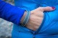 Bransoletka Climbe z liny wspinaczkowej Tripple Blue