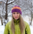 Czapka Climbe Intensive Violet Orange Beanie.jpg