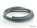 Bransoletka climbe z liny wspinaczkowej Tripple Blue