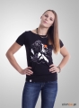T-shirt damski z nadrukiem Madam Mountain