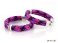 Bransoletka climbe z liny wspinaczkowej Purple Kaleidoscope 