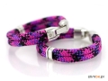 Bransoletka climbe z liny wspinaczkowej Purple Kaleidoscope 