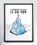 Grafika Anna Purna - Woman's Place Is On Top"